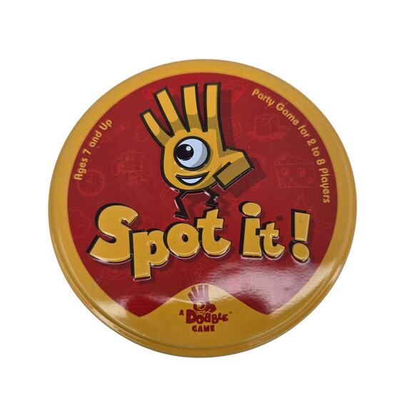 Asmodee Spot It Family Card Game Picture Matching 2-8 Players Complete‎ 2016 - Picture 1 of 3